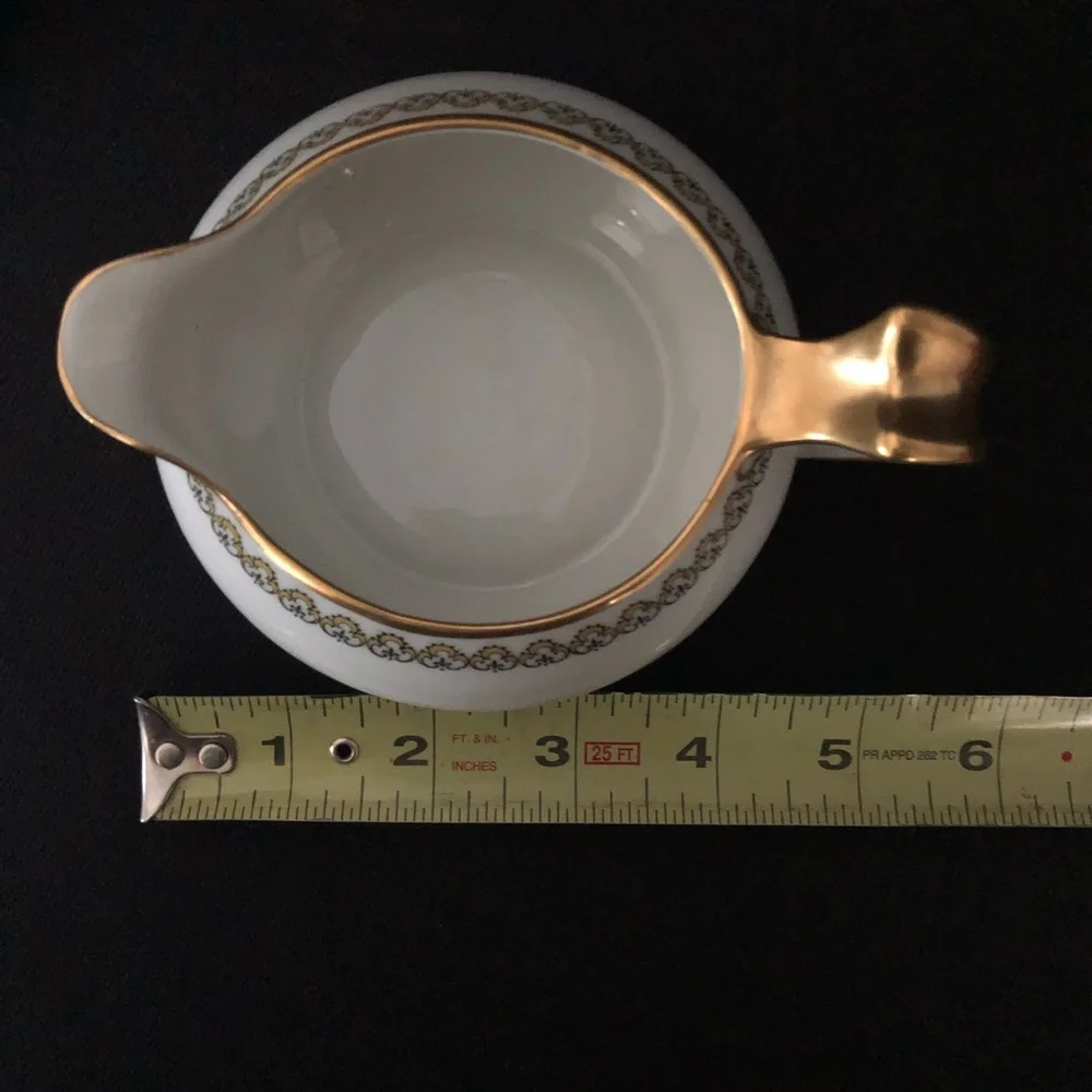 Haviland Limoges & Co Sugar & Creamer - Gold Accents - France